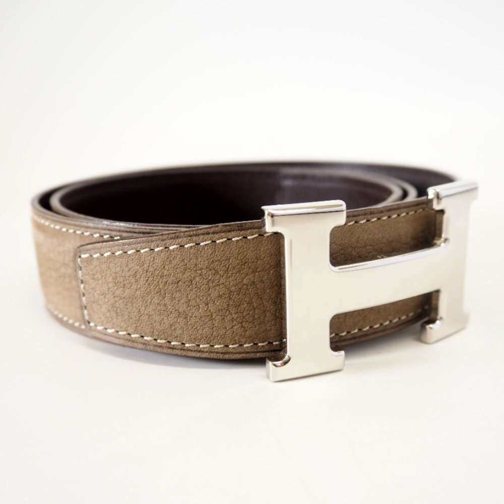 HERMES Constance H Belt 2005 Beige Unisex - Picture 2 of 10